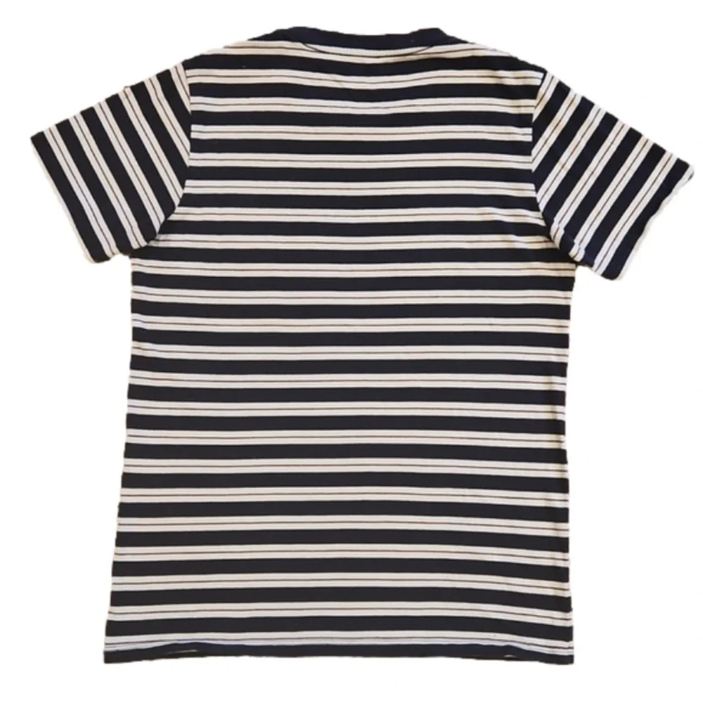 LEVI'S Blue Purple & White Stripes Casual T-shirt